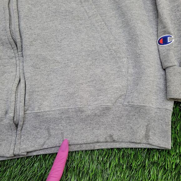 Vintage St-Norbert College Zip Hoodie Large 24x25 Champion - Picture 5 of 16